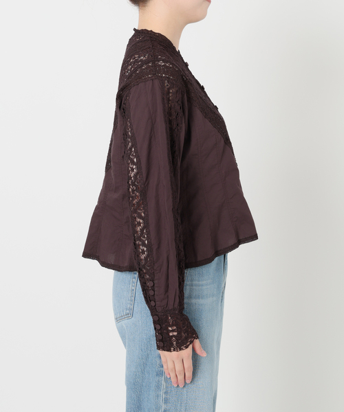 セール】IENA LA BOUCLE マニーレースブラウス（シャツ/ブラウス