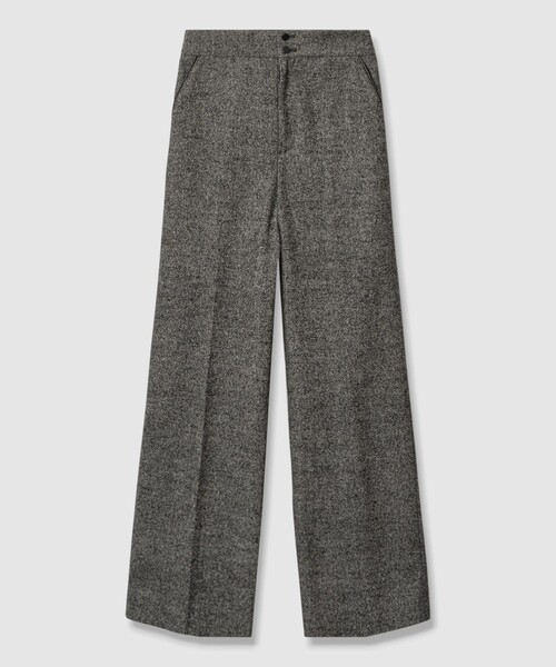 ANAYI(アナイ)の「【セットアップ対応商品】ウールシルクツイードワイドパンツ(その他パンツ・レディース・ブラック/ブラウン・38/36)」の17枚目の写真