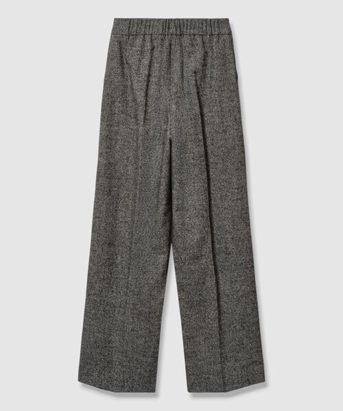 ANAYI(アナイ)の「【セットアップ対応商品】ウールシルクツイードワイドパンツ(その他パンツ・レディース・ブラック/ブラウン・38/36)」の18枚目の写真