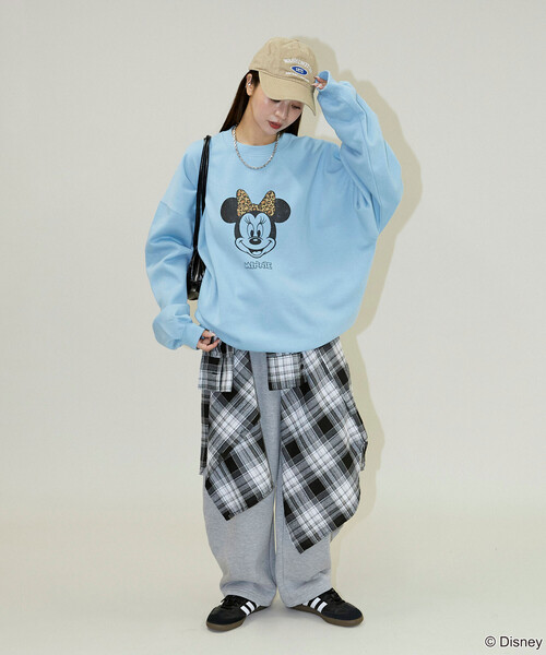 PUBLUX/パブリュクス 別注 MINNIE MOUSE GRAPHIC SWEAT/ミニーマウス