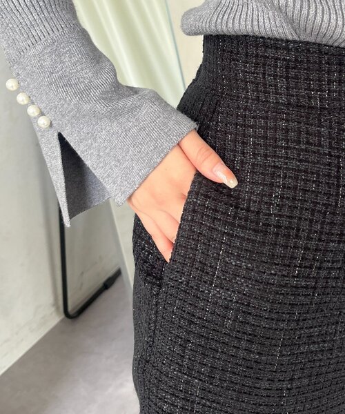 prose verse(プロズヴェール)の「ラメツイードショートパンツ(その他パンツ・レディース・ブラック・LARGE/MEDIUM/SMALL)」の22枚目の写真