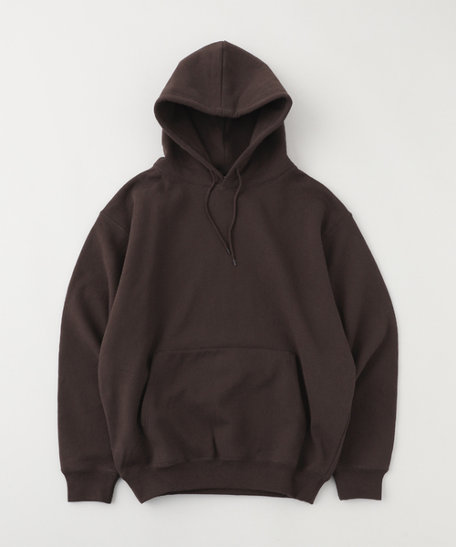 WISM(ウィズム)の「BASEMENT GEAR / ベースメントギア 15oz Garment Dye PO Hoodie(パーカー・メンズ・ブラウン/ネイビー/ブラック/ライトグレー/ブルー/ピンク・MEDIUM/LARGE/X-LARGE)」の4枚目の写真