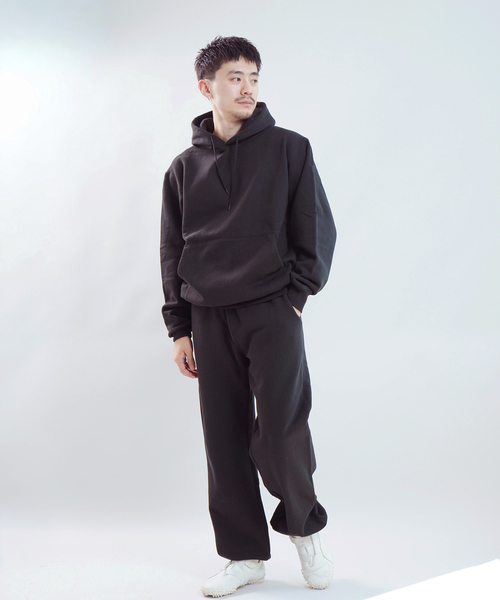 WISM(ウィズム)の「BASEMENT GEAR / ベースメントギア 15oz Garment Dye PO Hoodie(パーカー・メンズ・ブラウン/ネイビー/ブラック/ライトグレー/ブルー/ピンク・MEDIUM/LARGE/X-LARGE)」の13枚目の写真
