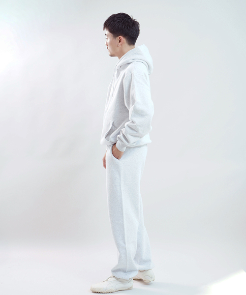 WISM(ウィズム)の「BASEMENT GEAR / ベースメントギア 15oz Garment Dye PO Hoodie(パーカー・メンズ・ブラウン/ネイビー/ブラック/ライトグレー/ブルー/ピンク・MEDIUM/LARGE/X-LARGE)」の20枚目の写真