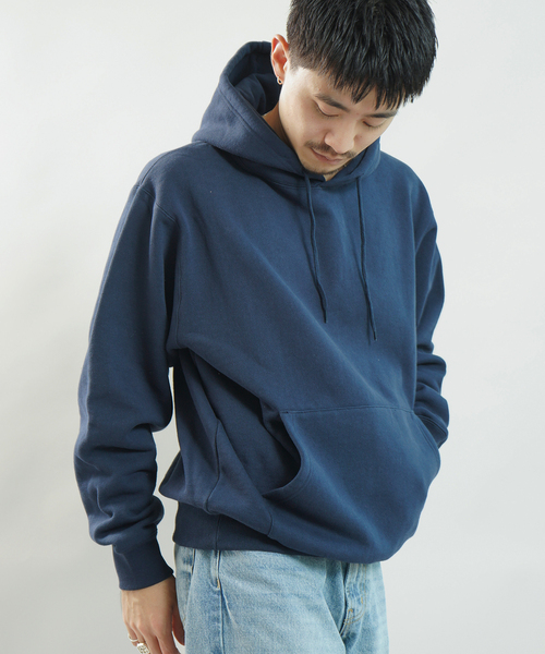 WISM(ウィズム)の「BASEMENT GEAR / ベースメントギア 15oz Garment Dye PO Hoodie(パーカー・メンズ・ブラウン/ネイビー/ブラック/ライトグレー/ブルー/ピンク・MEDIUM/LARGE/X-LARGE)」の22枚目の写真