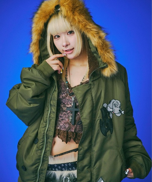 希少GALFY ガルフィー XL 大型犬 N2B アシンメトリー 短丈Y2K セール】GALFY-犬2B“改”（その他アウター）｜GALFY（ガルフィー）の