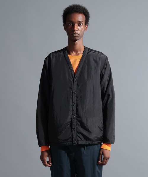 NUMERALS(ヌメラルズ)の「【NUMERALS】中綿カーディガン(カーディガン/ボレロ・メンズ・ブラック/オフホワイト・MEDIUM/LARGE)」の9枚目の写真