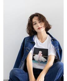 Te chichi | マリリンモンローチェアフォトTシャツ(Tシャツ/カットソー)