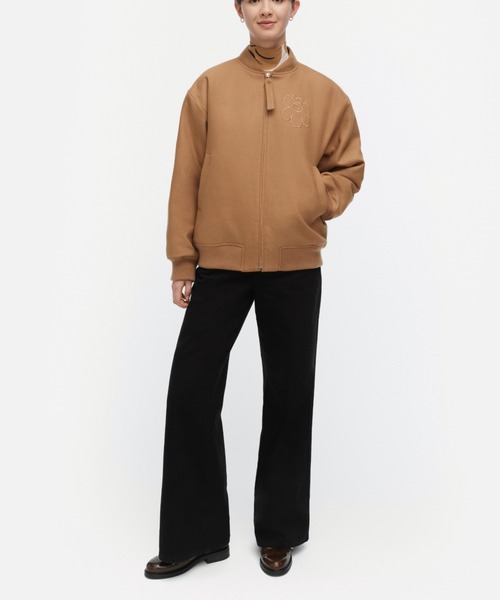 マリメッコ　ブルゾン　ジャケット　アウター marimekko（マリメッコ）の「Unikko / padded short coat