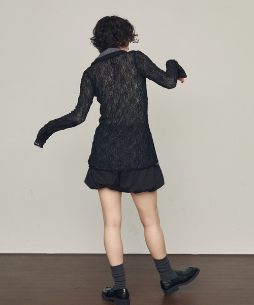 Trish(トリッシュ)の「バルーンミニパンツ(その他パンツ・レディース・アイボリー/ブラック・MEDIUM)」の16枚目の写真