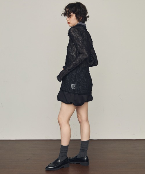 Trish(トリッシュ)の「バルーンミニパンツ(その他パンツ・レディース・アイボリー/ブラック・MEDIUM)」の15枚目の写真
