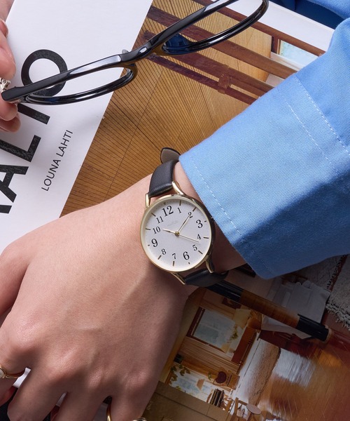 SETUP7（セットアップセブン）の「【SETUP7】Air slim watch MKL3026 FW※（アナログ腕時計・レディース・グレー/ブラック/ホワイト/ブラウン・FREE）」の15枚目の写真