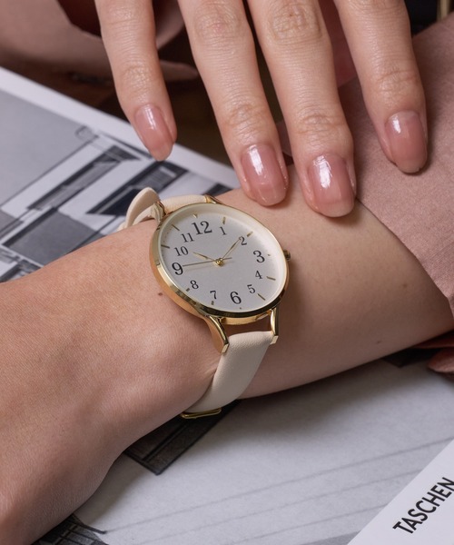 SETUP7（セットアップセブン）の「【SETUP7】Air slim watch MKL3026 FW※（アナログ腕時計・レディース・グレー/ブラック/ホワイト/ブラウン・FREE）」の18枚目の写真