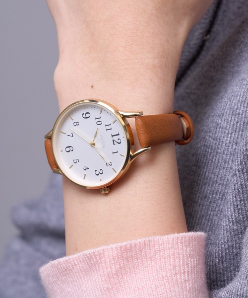 SETUP7（セットアップセブン）の「【SETUP7】Air slim watch MKL3026 FW※（アナログ腕時計・レディース・グレー/ブラック/ホワイト/ブラウン・FREE）」の9枚目の写真