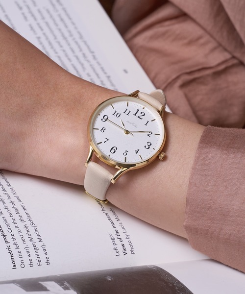SETUP7（セットアップセブン）の「【SETUP7】Air slim watch MKL3026 FW※（アナログ腕時計・レディース・グレー/ブラック/ホワイト/ブラウン・FREE）」の12枚目の写真