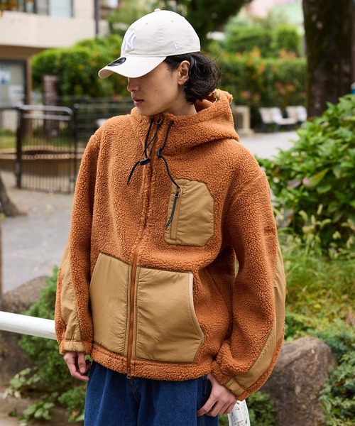 NANGA/ナンガ BOA FLEECE FULL ZIP PARKA ハンドウォーマー ダブル