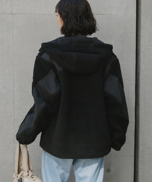 NANGA/ナンガ BOA FLEECE FULL ZIP PARKA ハンドウォーマー ダブル