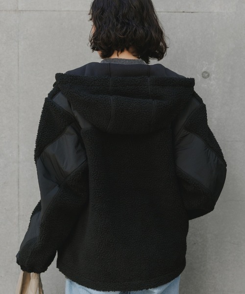 NANGA/ナンガ BOA FLEECE FULL ZIP PARKA ハンドウォーマー ダブル