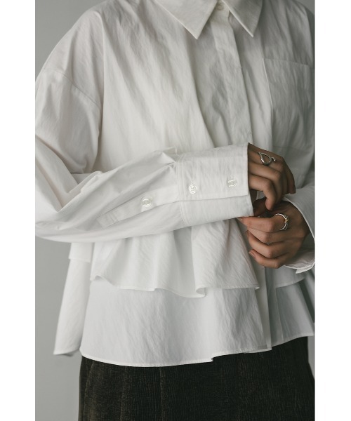 ティアードフリルシャツ（シャツ/ブラウス）｜STYLEMIXER（スタイル