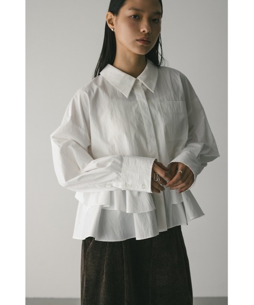 ティアードフリルシャツ（シャツ/ブラウス）｜STYLEMIXER（スタイル