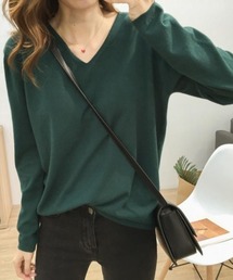 Beststore（ベストストア）の「【12色展開】”春ニットソー” 長袖 Vネックニットプルオーバー（ニット/セーター）」