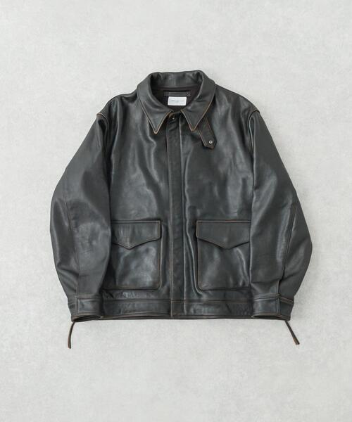 new basic COW LEATHER TYPE A-2 JACKET（その他アウター