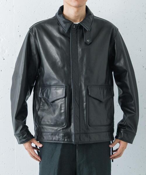 new basic COW LEATHER TYPE A-2 JACKET（その他アウター）｜URBAN