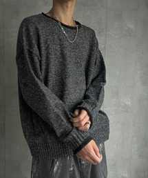 MIXヤーンニットプルオーバー