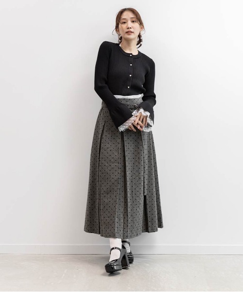 RANDA(ランダ)の「ストームデザインメリージェーンパンプス(パンプス・レディース・ライトグレー/ブラック/アイボリー・L/S/M/LL)」の11枚目の写真