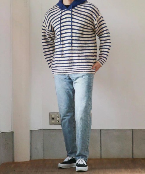 BORDER knit pullover — трикотажный пуловер