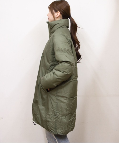 【超希少❗️】Marmot ダウンジャケット キルティング グリーン ドローコード Marmot（マーモット） ダウンジャケット ダウン バーティカルロング