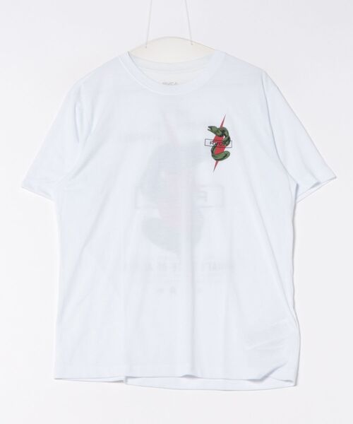 RVCA(ルーカ)の「RVCA メンズ SHOCK SQUAD SS Tシャツ 【2025年秋冬モデル】/ルーカ半袖Tシャツ(Tシャツ/カットソー・メンズ・ホワイト/ブラック・SMALL/LARGE/X-LARGE/MEDIUM)」の1枚目の写真