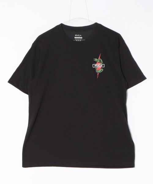 RVCA(ルーカ)の「RVCA メンズ SHOCK SQUAD SS Tシャツ 【2025年秋冬モデル】/ルーカ半袖Tシャツ(Tシャツ/カットソー・メンズ・ホワイト/ブラック・SMALL/LARGE/X-LARGE/MEDIUM)」の2枚目の写真