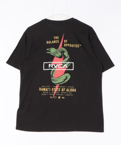 RVCA(ルーカ)の「RVCA メンズ SHOCK SQUAD SS Tシャツ 【2025年秋冬モデル】/ルーカ半袖Tシャツ(Tシャツ/カットソー・メンズ・ホワイト/ブラック・SMALL/LARGE/X-LARGE/MEDIUM)」の3枚目の写真