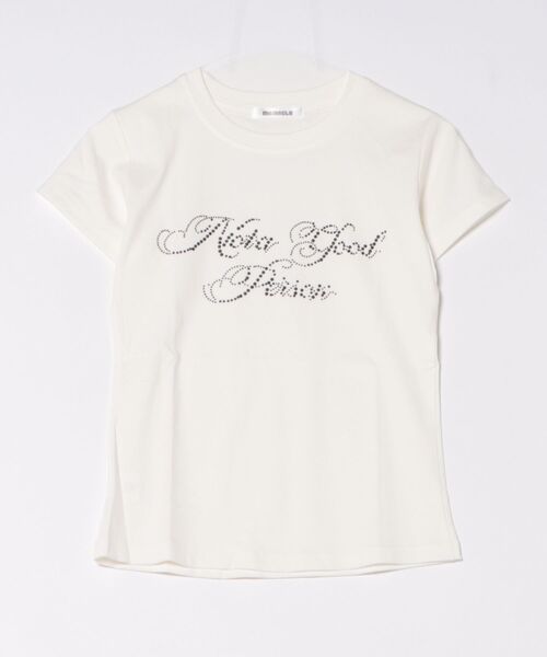 MEMECLE(メメクル)の「【 MEMECLE / メメクル 】ラインストーン ロゴ 半袖Tシャツ(Tシャツ/カットソー・レディース・ブラック/ホワイト・MEDIUM/SMALL)」の15枚目の写真