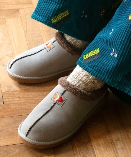 チャイハネ（チャイハネ）の「【チャイハネ】ボアウズ サボMEN'Sシューズ（その他シューズ・メンズ・ベージュ/マスタード/ネイビー・L/LL）」の2枚目の写真