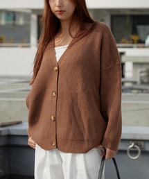 AO2 | Wool Knit V-Neck Cardigan / ウール ニット Vネック カーディガン(カーディガン/ボレロ)