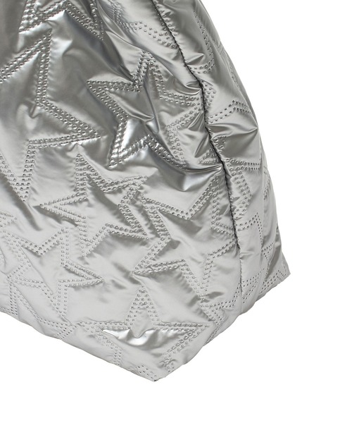 ROSE BUD（ローズバッド）の「STITCHED STAR TOTE BAG（トートバッグ・レディース・シルバー/ブラック・ONE SIZE）」の10枚目の写真