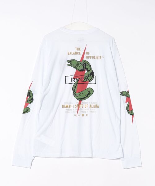RVCA(ルーカ)の「RVCA SHOCK SQUAD LS(Tシャツ/カットソー・メンズ・ホワイト/ブラック・M/L)」の7枚目の写真