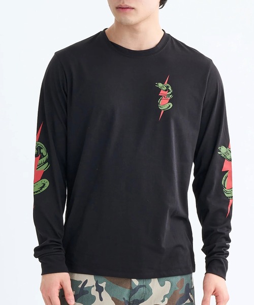RVCA（ルーカ）の「RVCA SHOCK SQUAD LS（Tシャツ/カットソー・メンズ・ホワイト/ブラック・M/L）」の9枚目の写真