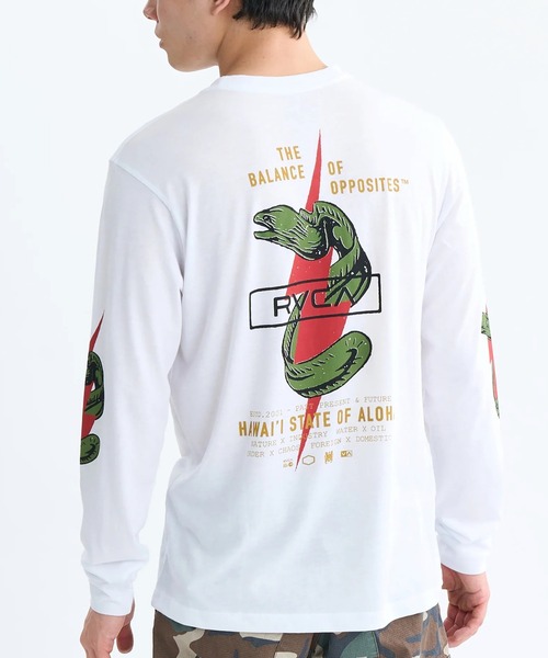 RVCA(ルーカ)の「RVCA SHOCK SQUAD LS(Tシャツ/カットソー・メンズ・ホワイト/ブラック・M/L)」の6枚目の写真