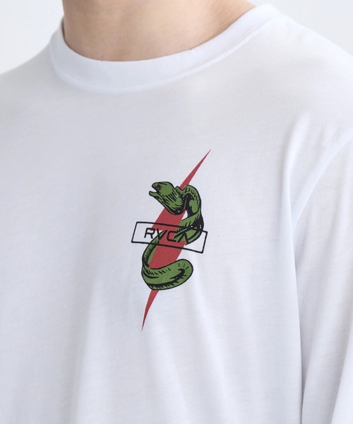 RVCA（ルーカ）の「RVCA SHOCK SQUAD LS（Tシャツ/カットソー・メンズ・ホワイト/ブラック・M/L）」の12枚目の写真