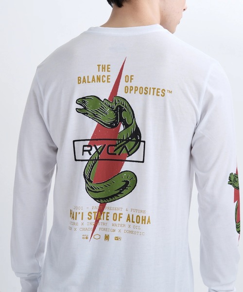 RVCA(ルーカ)の「RVCA SHOCK SQUAD LS(Tシャツ/カットソー・メンズ・ホワイト/ブラック・M/L)」の5枚目の写真