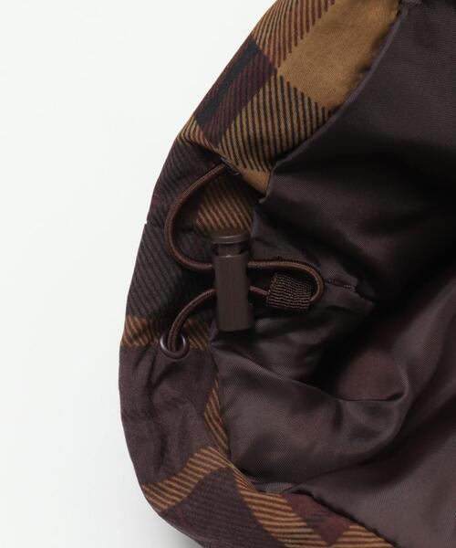 BROWNY(ブラウニー)の「BROWNY/チェックパファーブルゾン(ダウンジャケット/コート・メンズ・ブルー系その他2/ブラウン系その他2・MEDIUM/LARGE)」の6枚目の写真