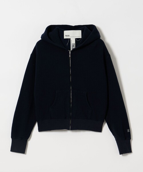 TICCA(ティッカ)の「【別注】<TICCA for conte>ウラケ ジップ パーカー(パーカー・レディース・ネイビー・FREE)」の1枚目の写真