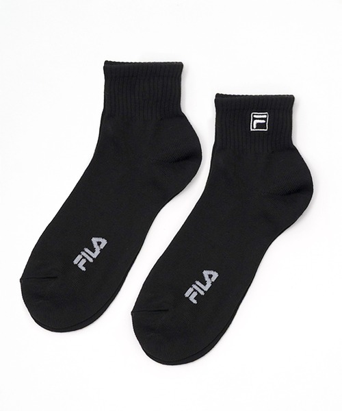 FILA（フィラ）の「FILA フィラ ソックス ベーシックブランド ロゴ 刺繍 靴下 3足セット 25～27cm（ソックス/靴下・メンズ・マルチ/ブラック/その他/ホワイト・25-27CM）」の5枚目の写真