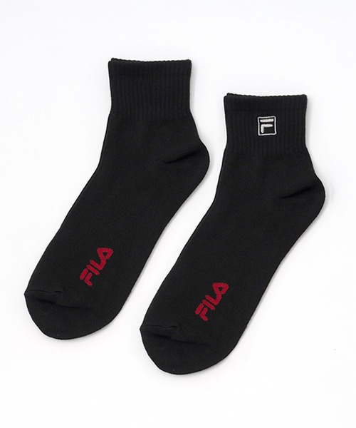 FILA（フィラ）の「FILA フィラ ソックス ベーシックブランド ロゴ 刺繍 靴下 3足セット 25～27cm（ソックス/靴下・メンズ・マルチ/ブラック/その他/ホワイト・25-27CM）」の7枚目の写真