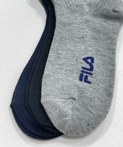 FILA（フィラ）の「FILA フィラ ソックス ベーシックブランド ロゴ 刺繍 靴下 3足セット 25～27cm（ソックス/靴下・メンズ・マルチ/ブラック/その他/ホワイト・25-27CM）」の19枚目の写真