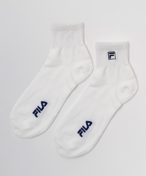 FILA（フィラ）の「FILA フィラ ソックス ベーシックブランド ロゴ 刺繍 靴下 3足セット 25～27cm（ソックス/靴下・メンズ・マルチ/ブラック/その他/ホワイト・25-27CM）」の9枚目の写真