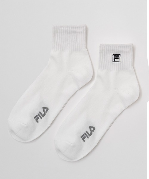 FILA（フィラ）の「FILA フィラ ソックス ベーシックブランド ロゴ 刺繍 靴下 3足セット 25～27cm（ソックス/靴下・メンズ・マルチ/ブラック/その他/ホワイト・25-27CM）」の10枚目の写真